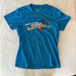 Brooks Technical Rock N' Roll USA / DC Tee, size small